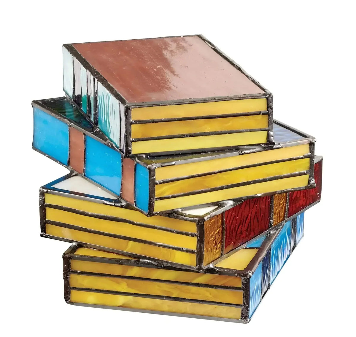 Stained Glass Book Lamp, view 5