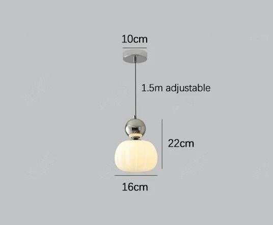 Nordic Pumpkin Pendant Light, view 26