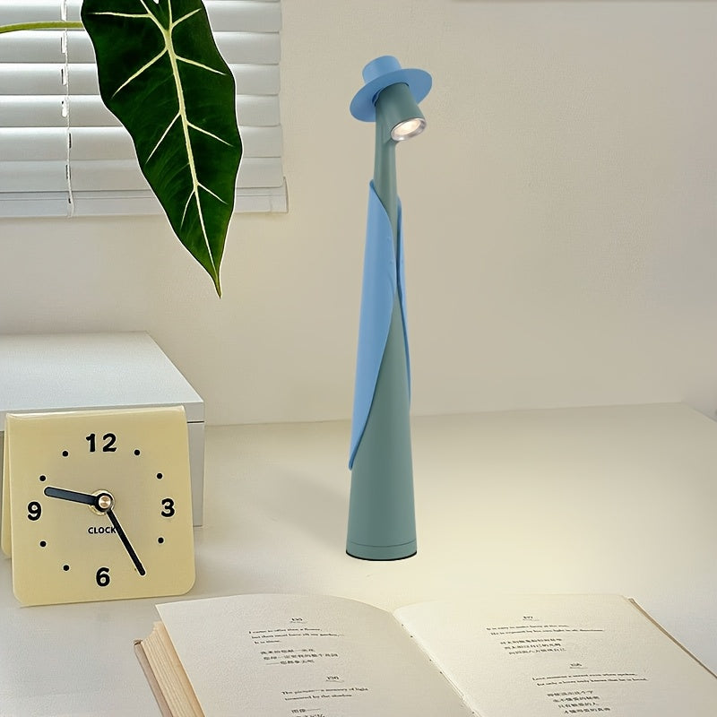 Rechargeable LED Hat Lamp in Blue Green