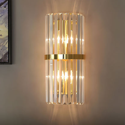 Crystal Wall Light in Gold