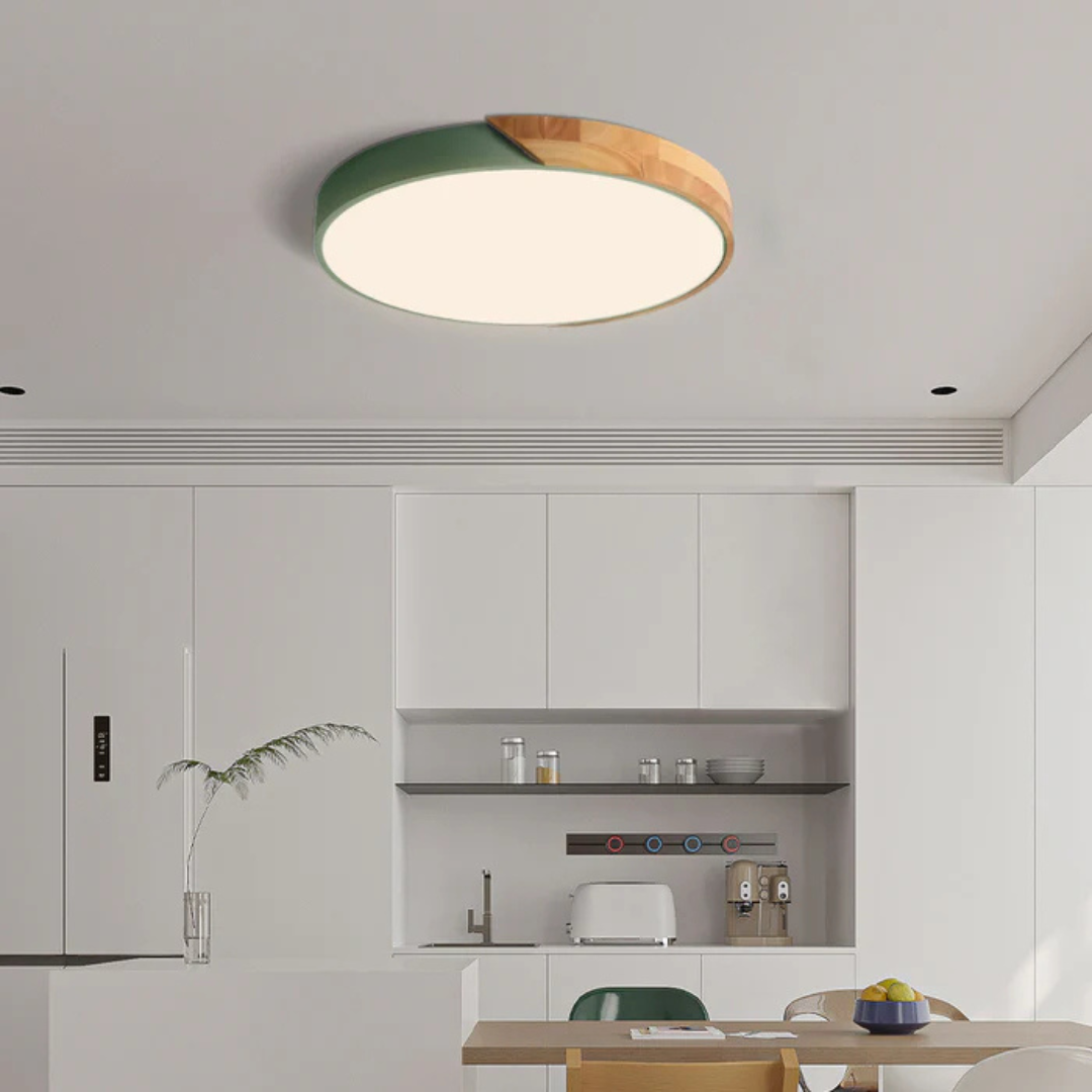 Nordic Wood LED Ceiling Light, view 6
