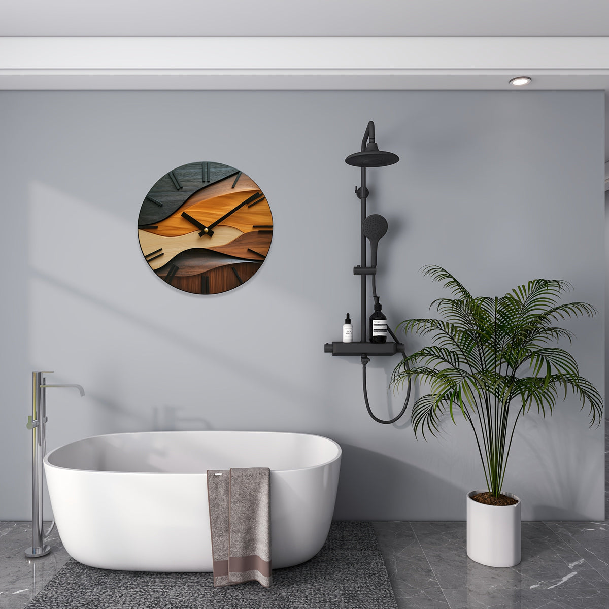 Artistic Round Wall Clock, view 4
