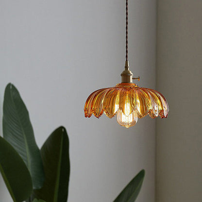 Vintage Flower Pendant Lamp, view 6