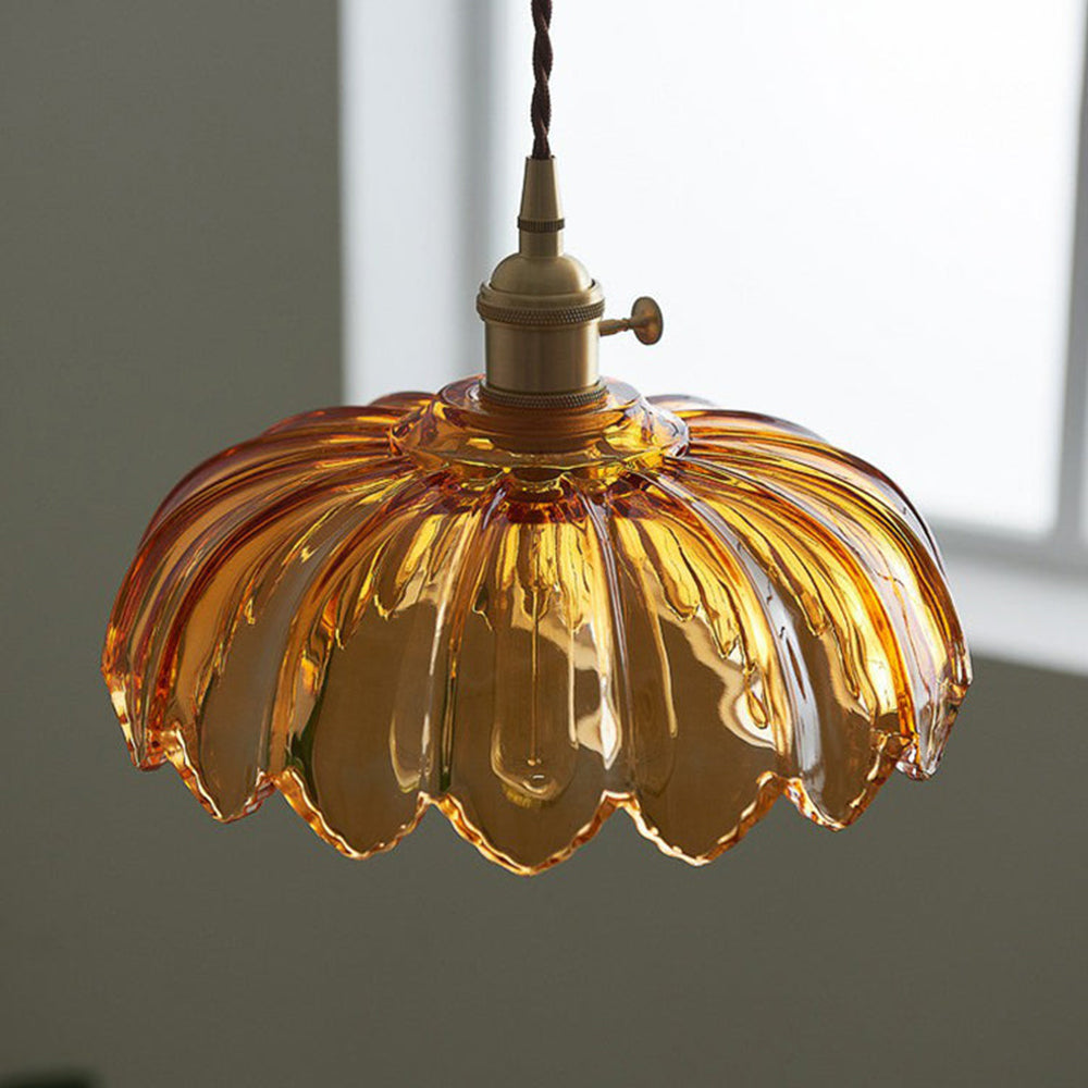 Vintage Flower Pendant Lamp, view 4