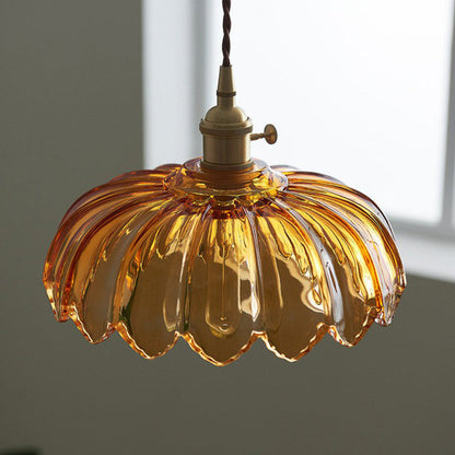 Vintage Flower Pendant Lamp, view 4
