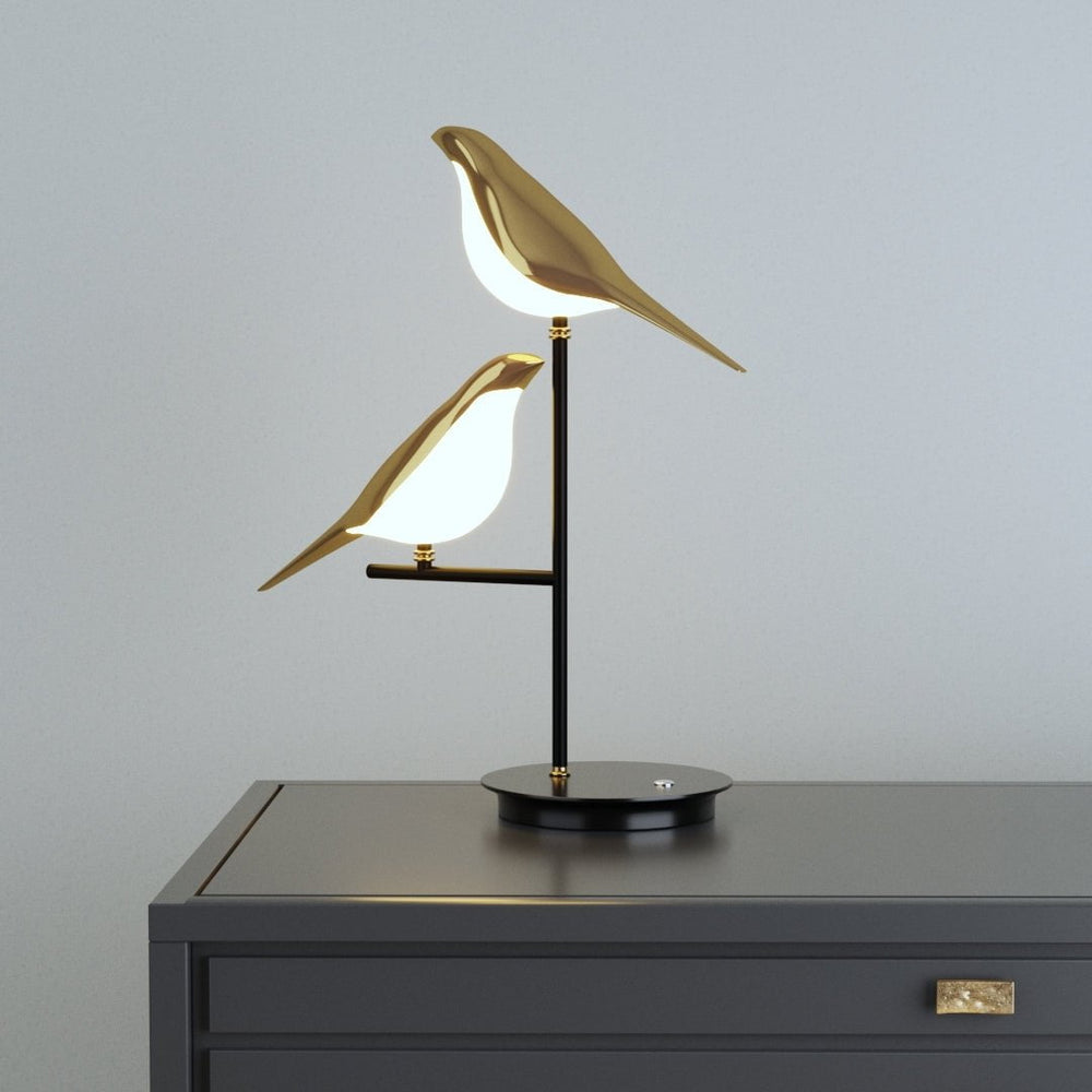 Golden Birdlight Wall Lamp, view 2