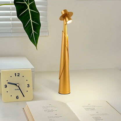Rechargeable LED Hat Lamp in Gold
