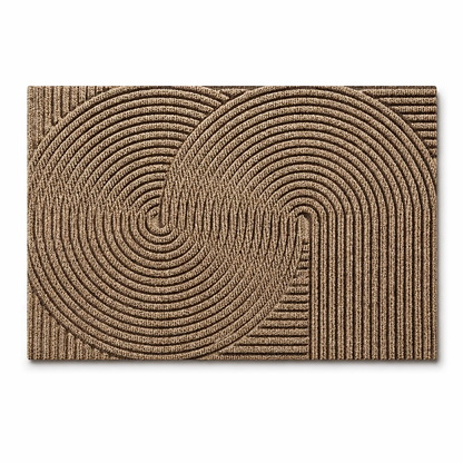 Durable Non-Slip Door Mat in Khaki