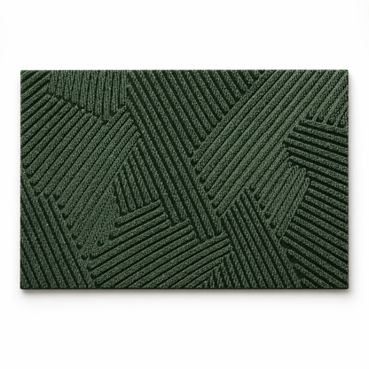 Durable Non-Slip Door Mat in Green
