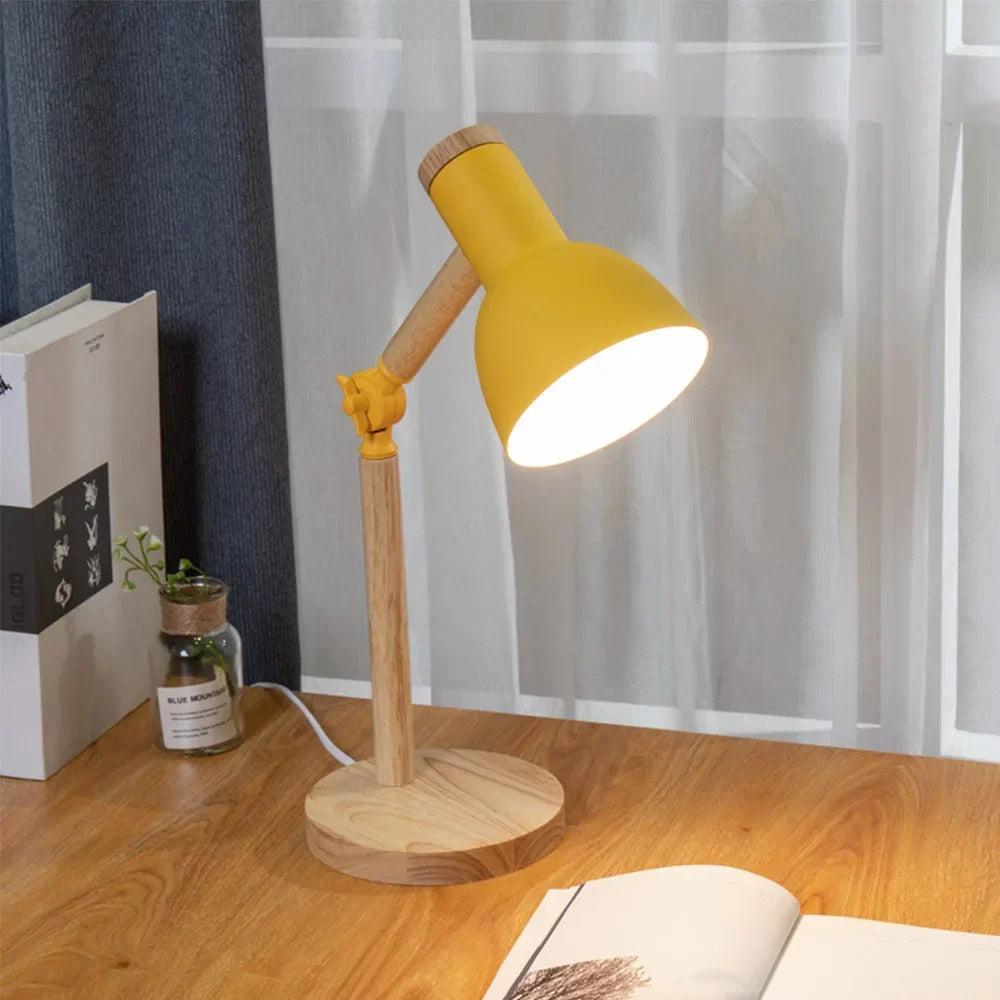 Nordic Wooden Desk Lamp, view 7
