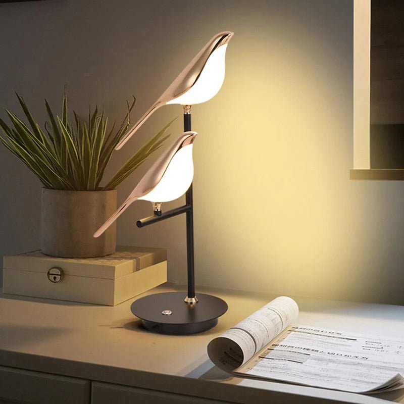 Golden Birdlight Wall Lamp, view 3
