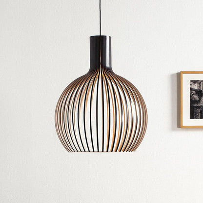 Handcrafted Wooden Pendant Light, view 2