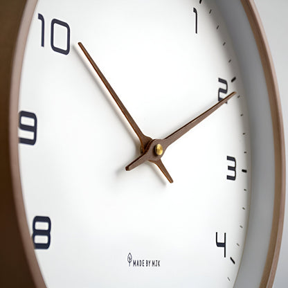 Nordic Wood Frame Wall Clock, view 6