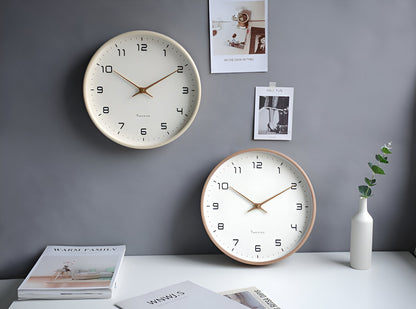 Nordic Wood Frame Wall Clock, view 7