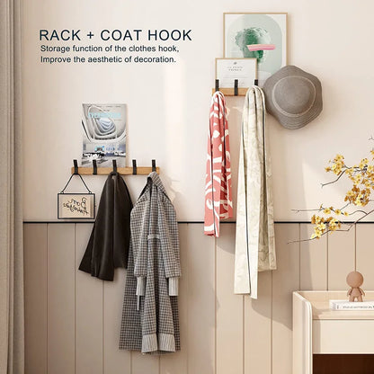 Nordic Wall-Mounted Coat Rack, view 3
