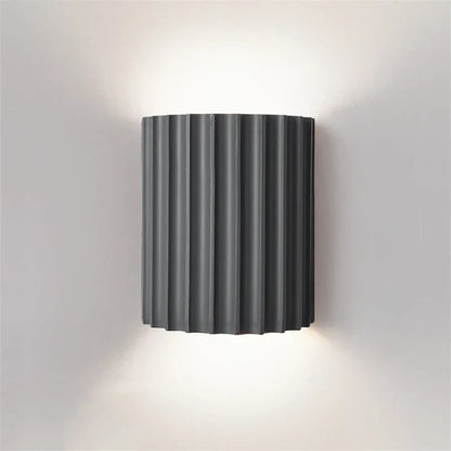 Nordic Modern Resin Wall Lamp in Grey