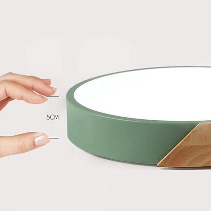 Nordic Wood LED Ceiling Light, view 5