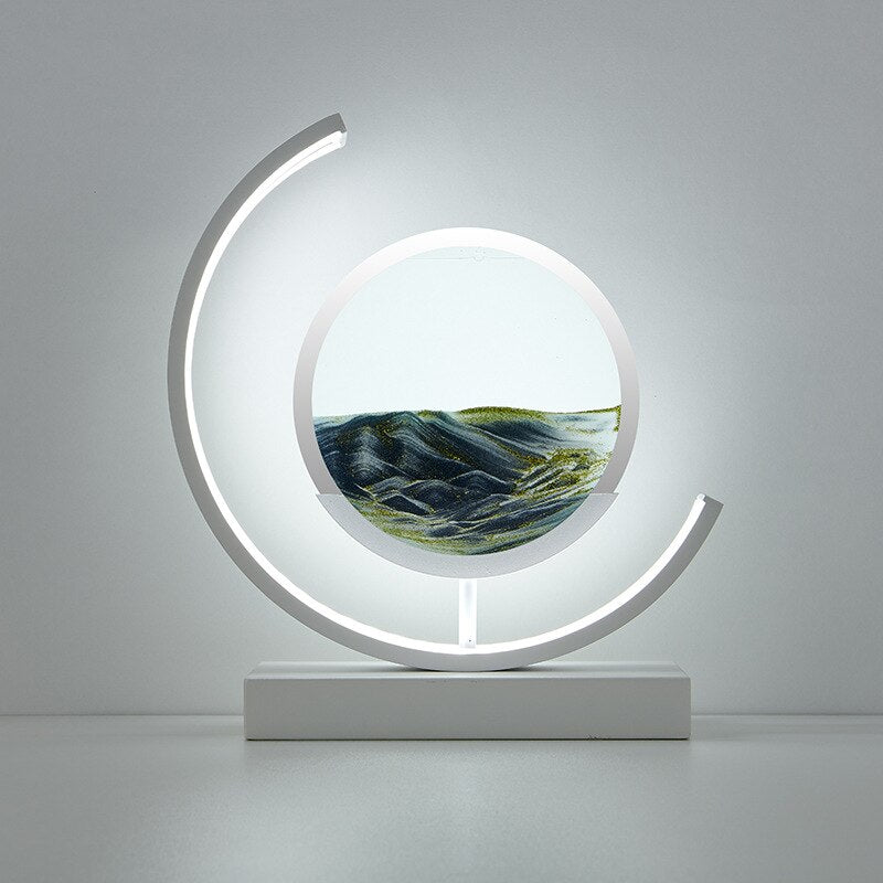 Sandlight Quicksand Table Lamp in Black, view 15