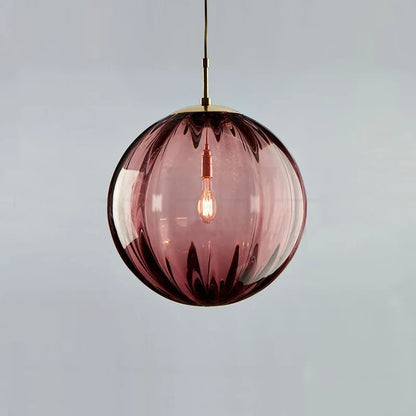 Modern Glass Ball Pendant Light, view 6