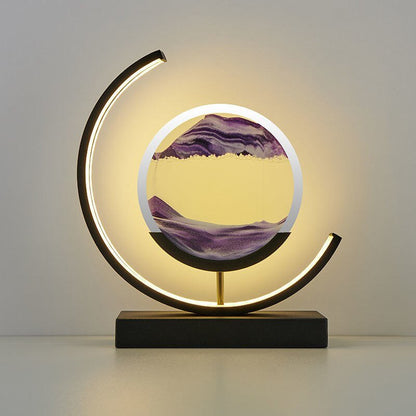 Sandlight Quicksand Table Lamp in Purple