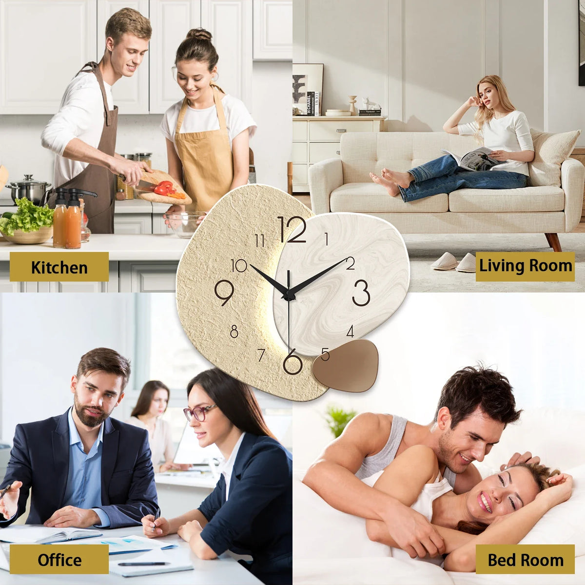 TempoStone Wall Clock, view 6