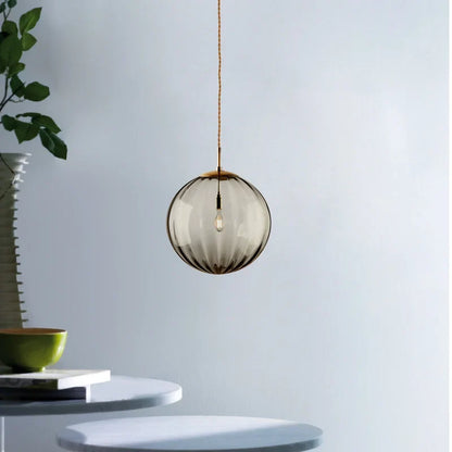 Modern Glass Ball Pendant Light, view 5
