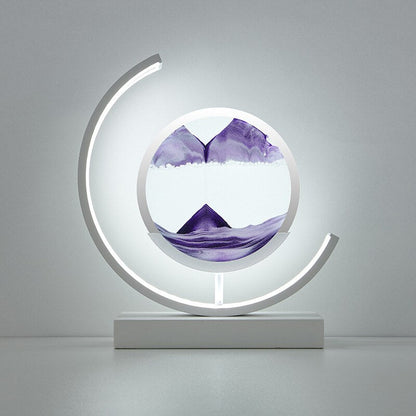 Sandlight Quicksand Table Lamp in Purple, view 16