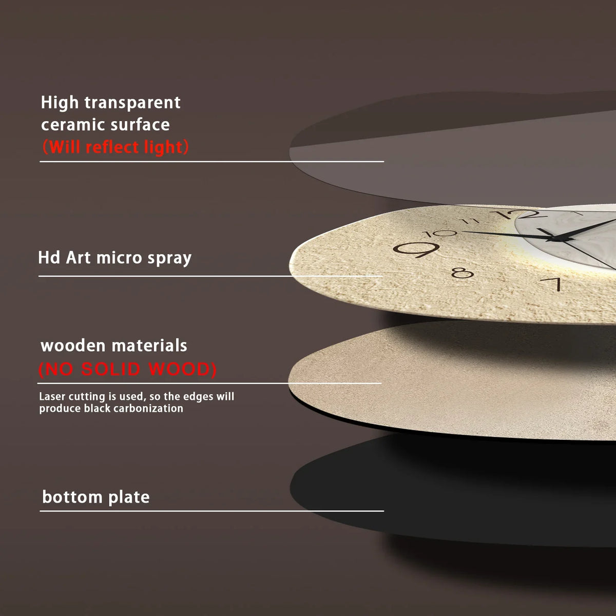 TempoStone Wall Clock, view 9