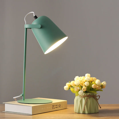 Nordic Metal LED Desk Lamp in Green