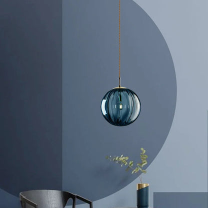 Modern Glass Ball Pendant Light, view 3