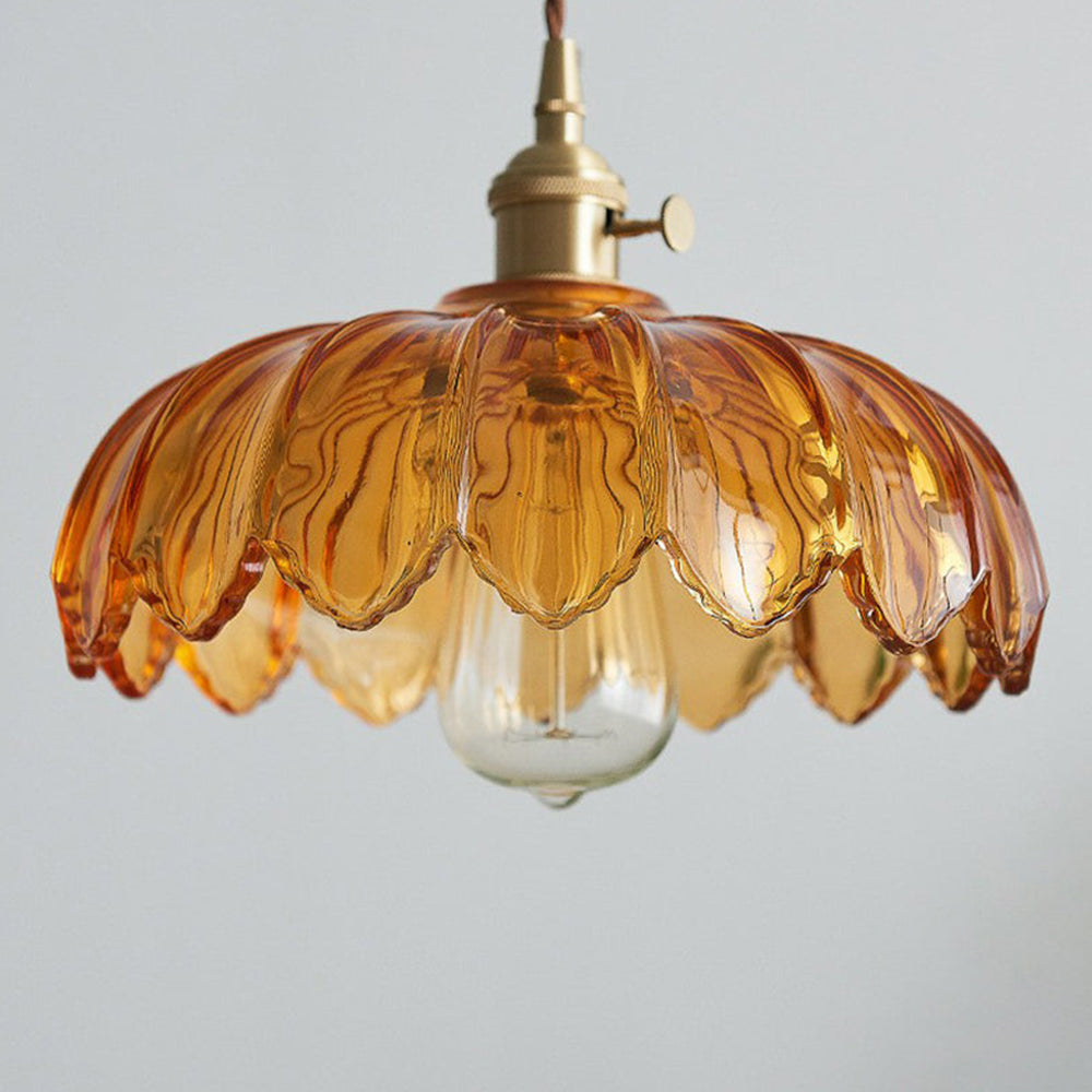 Vintage Flower Pendant Lamp, view 7