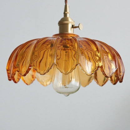 Vintage Flower Pendant Lamp, view 7