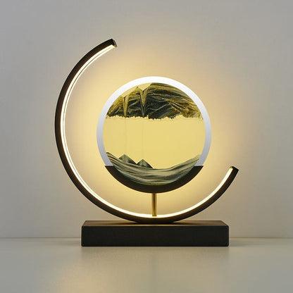 Sandlight Quicksand Table Lamp in Black