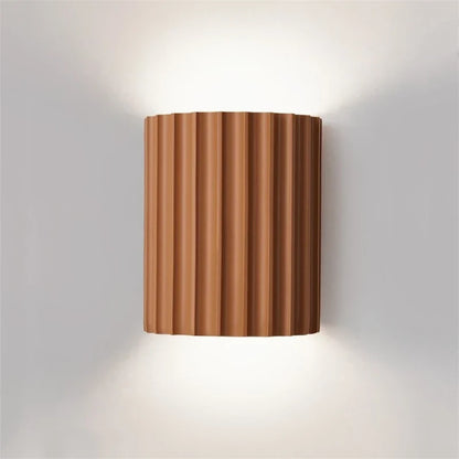 Nordic Modern Resin Wall Lamp in Brown
