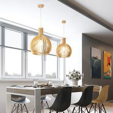 Handcrafted Wooden Pendant Light, view 7