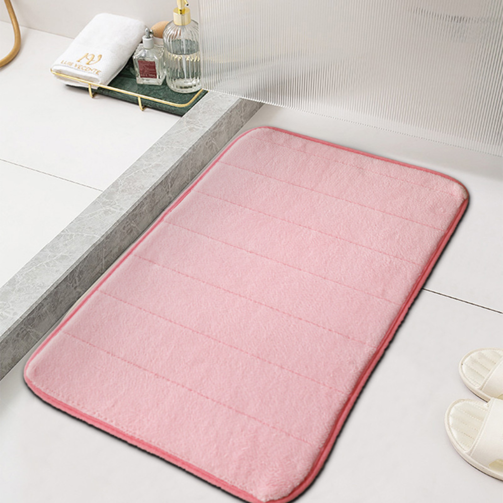 UltraSoft Absorbent Bath Mat in Pink