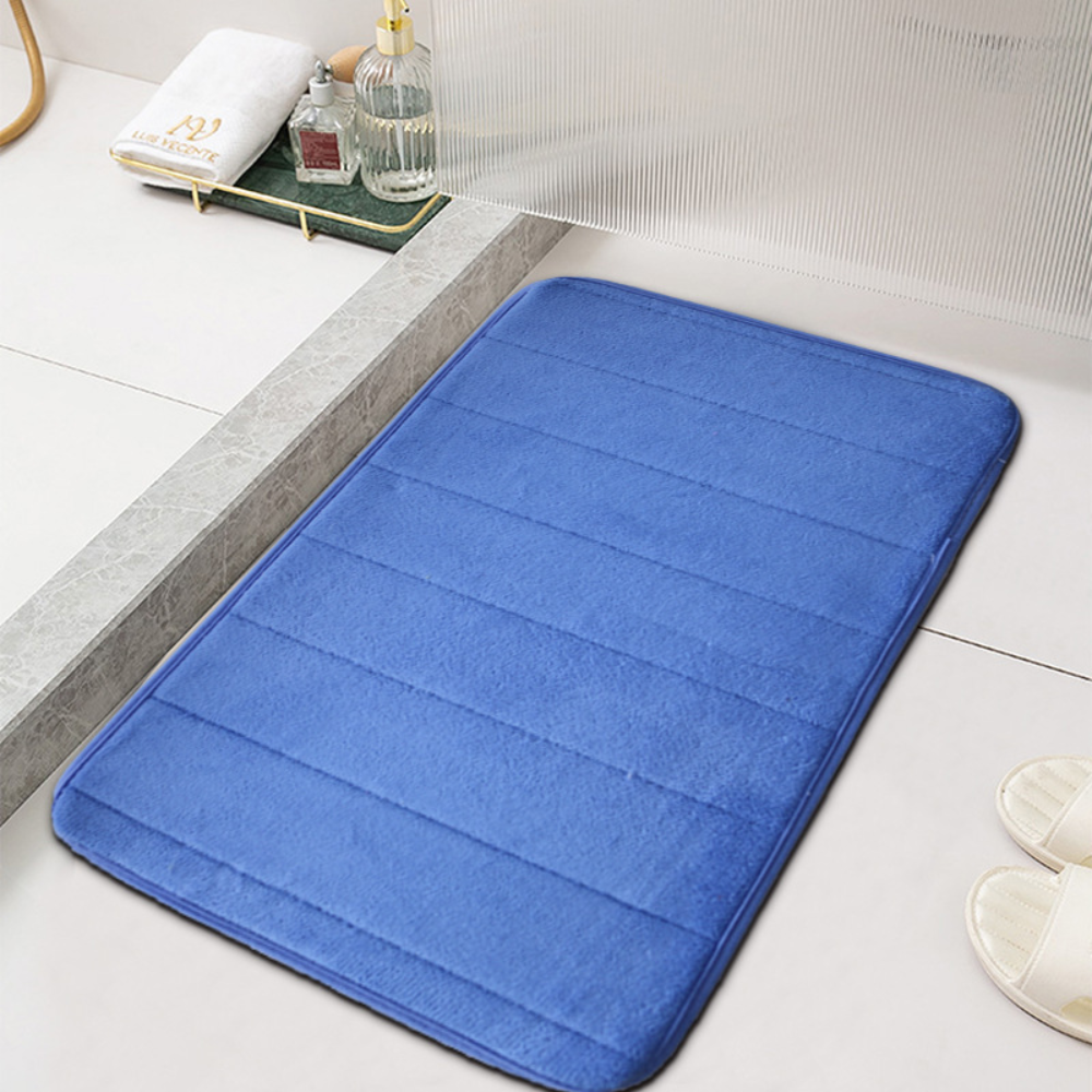 UltraSoft Absorbent Bath Mat in Blue