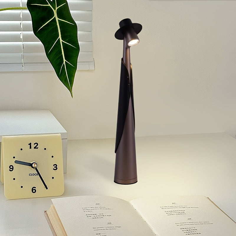 Rechargeable LED Hat Lamp in Deep Grey