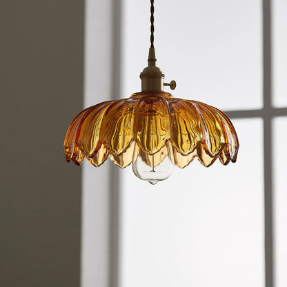 Vintage Flower Pendant Lamp, view 8