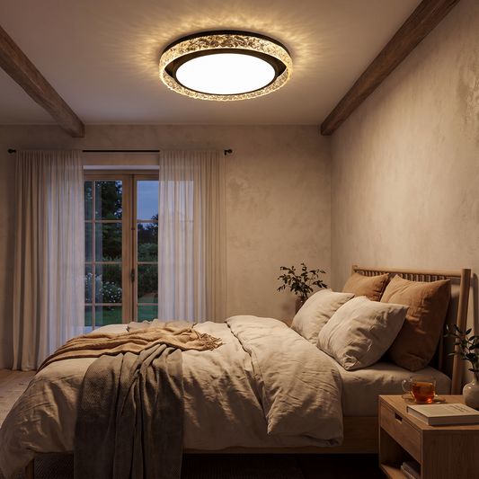 Crystal Halo LED Ceiling Light by Azzalini