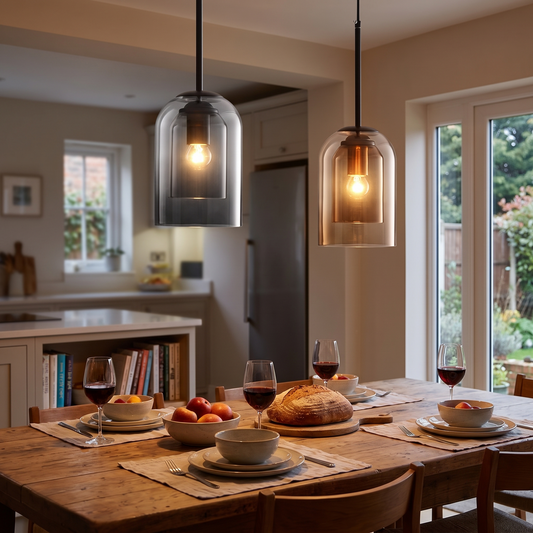 Tinted Glass Pendant Light by Azzalini