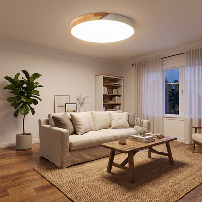 Nordic Wood LED Ceiling Light by Azzalini