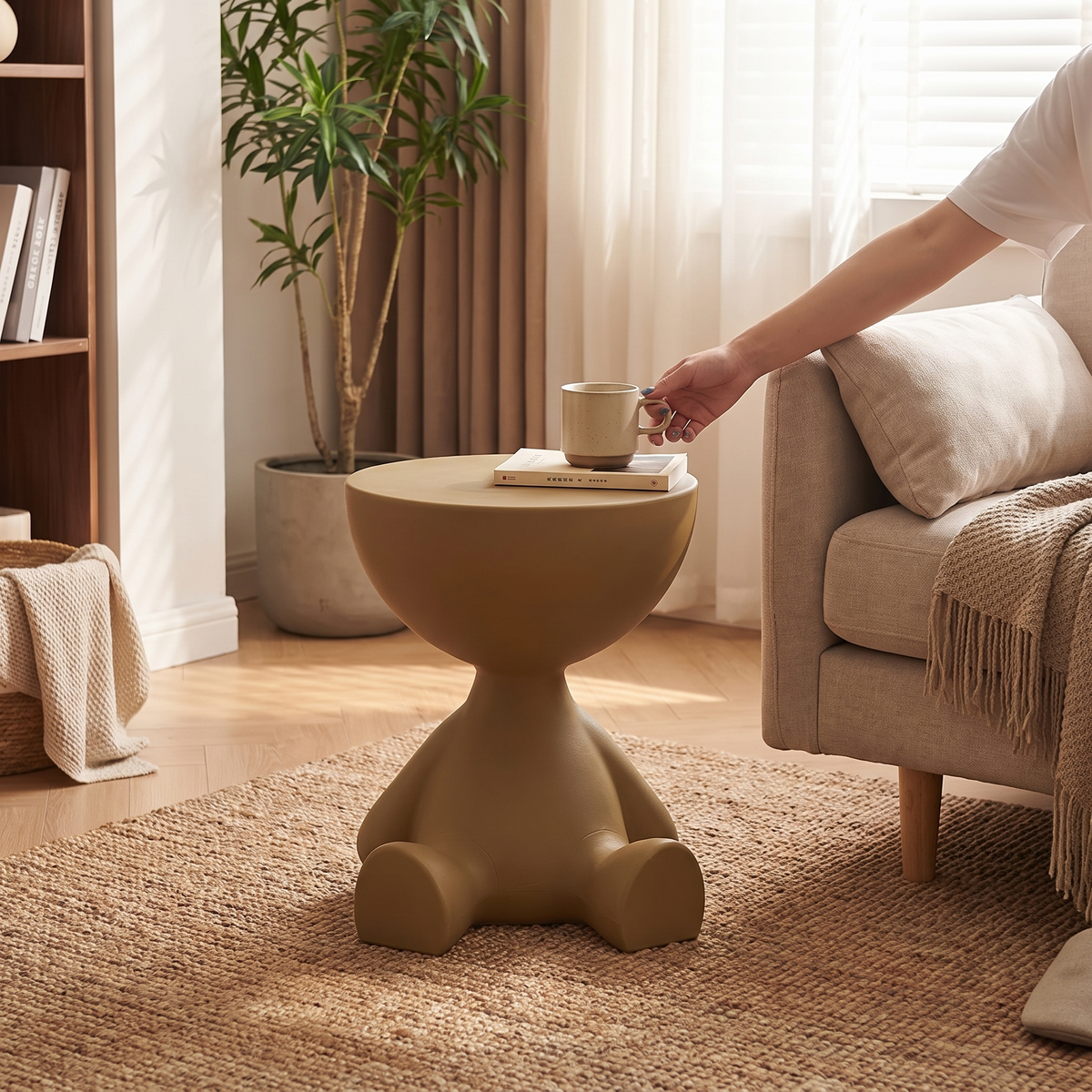 Cartoon Bear Side Table by Azzalini