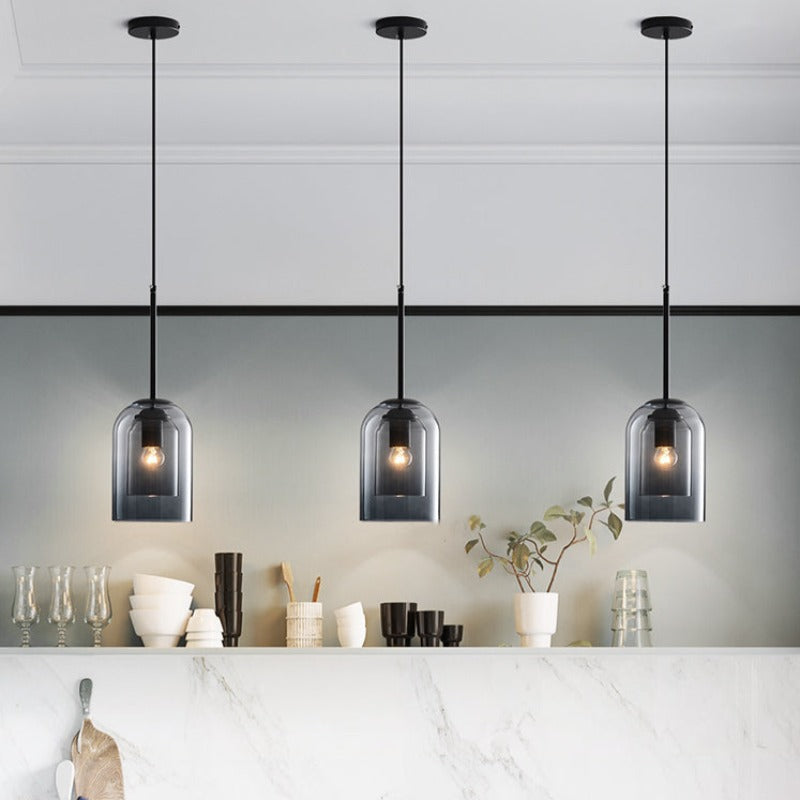 Tinted Glass Pendant Light, view 5