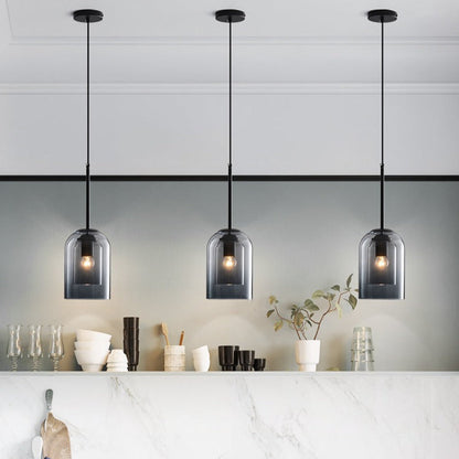 Tinted Glass Pendant Light, view 5