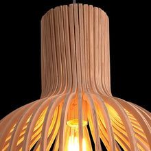 Handcrafted Wooden Pendant Light, view 16