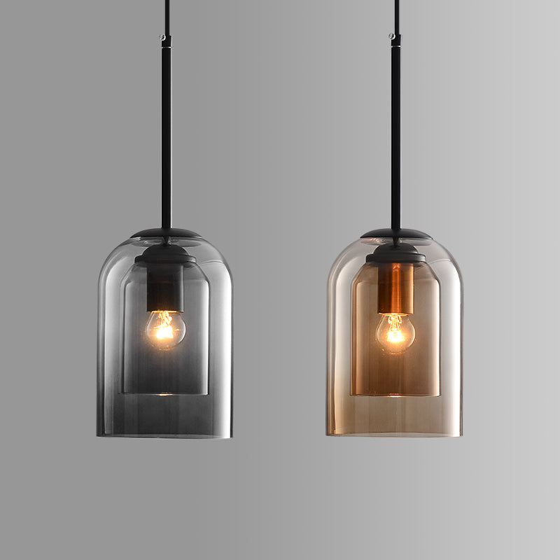 Tinted Glass Pendant Light, view 2