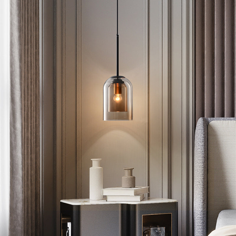 Tinted Glass Pendant Light, view 3
