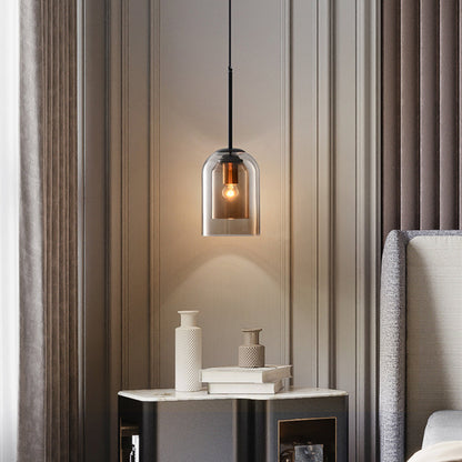 Tinted Glass Pendant Light, view 3