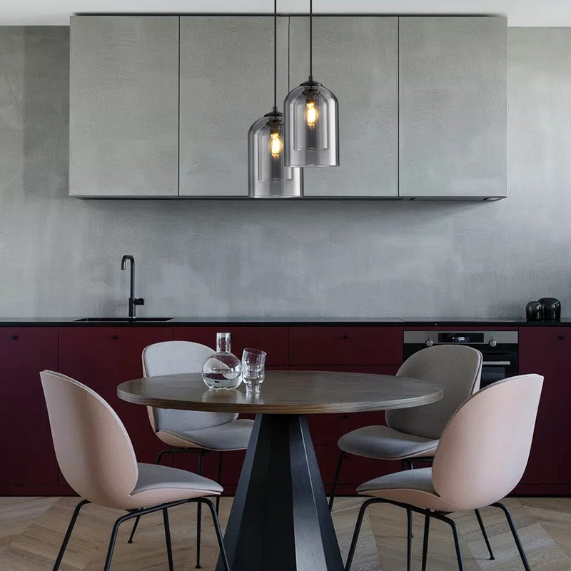 Tinted Glass Pendant Light, view 7